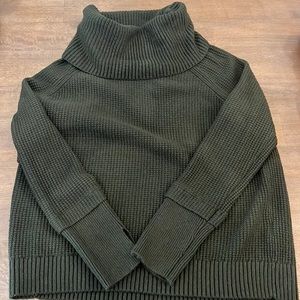 Market & Spruce Neck Waffle Stitch Pullover